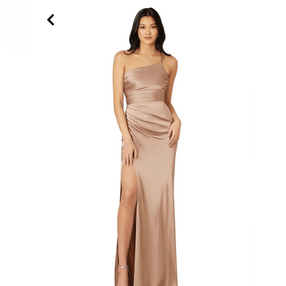 Azazie Erin Stretch Satin Dress
